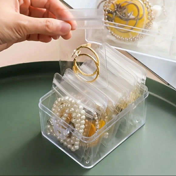 Jewelry Maker Essentials Clear Storage Bags Thank You Cards - Picture 16 of 16